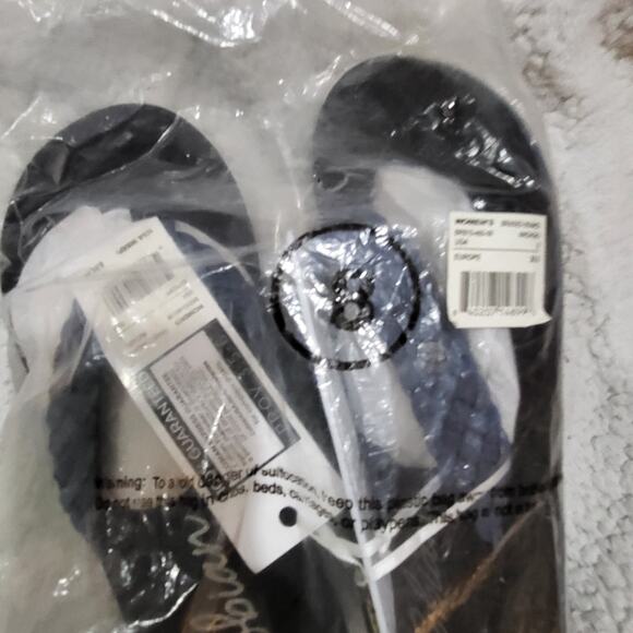 NEW Cobian Women's Braided Bounce Flip-Flop Sandal Blue Size 8 M US - Picture 4 of 4